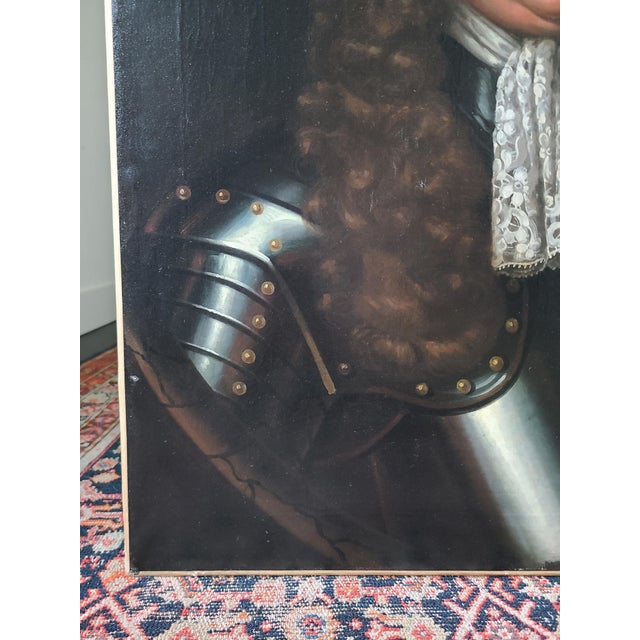 Antique 18th Century Oil Painting Portrait Follower of Sir John Baptist Medina - Unsigned For Sale - Image 12 of 17