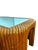 Wood Vintage 1970s Sculptural Bent Split Reed Wood Coffee Table With Mirrored Center — In the Style of Gabriella Crespi For Sale - Image 7 of 11
