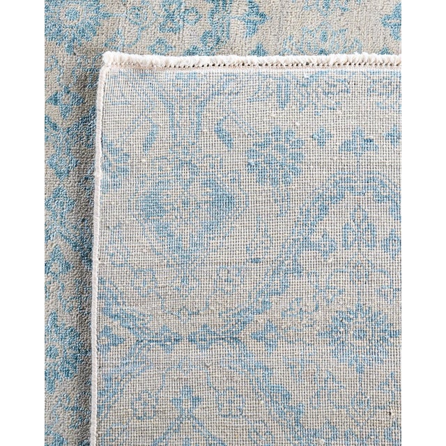 2010s Ikat, One-of-a-Kind Hand-Knotted Area Rug - Beige, 9' 0" x 12' 2" For Sale - Image 5 of 8