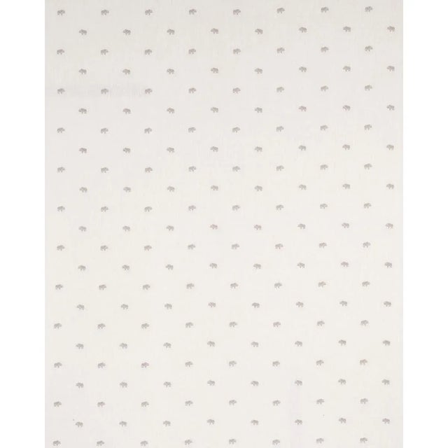 Marie-Chantal's Buffalo Embroidered Linen, a simple small-scale design stitched on a crisp linen ground, is an abundantly...