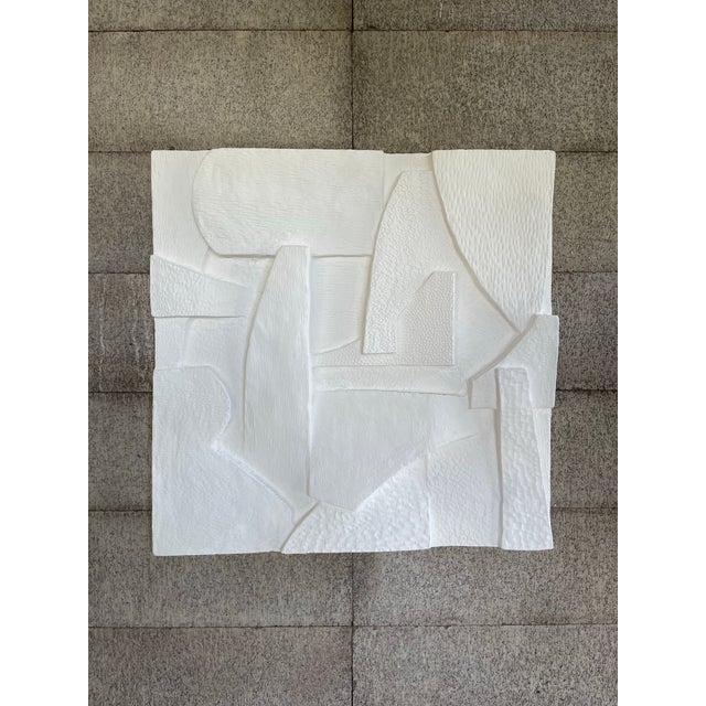 Textured Cubist Relief For Sale - Image 4 of 11