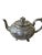 Early 20th Century Early 20th Century Silver Pleated Teapot With Ornate Floral Repousse Decoration. For Sale - Image 5 of 7