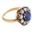 Late 19th Century Victorian Gia 1.10 Carat No Heat Sapphire Diamond 18k Yellow Gold Ring, , Size 7. 25 For Sale - Image 4 of 6
