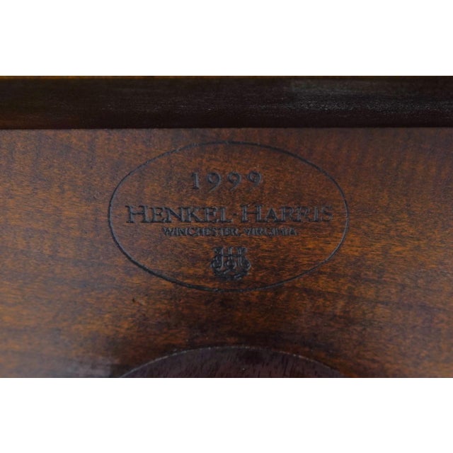 Henkel Harris Mahogany Model 2207 Double Pedestal Dining Table For Sale - Image 18 of 18