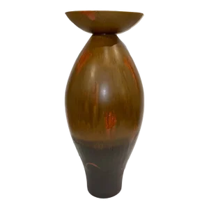 Global Views Organic Modern Large Flare Top Melon Vase