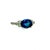 Blue Natural Topaz Diamond Ring 6.5 14k W Gold 2.63 TCW Certified For Sale - Image 8 of 10