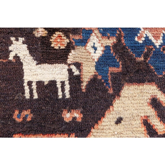 Antique 19th Century Karabagh Runner Rug  Caucasus, Circa 1880 For Sale - Image 4 of 8
