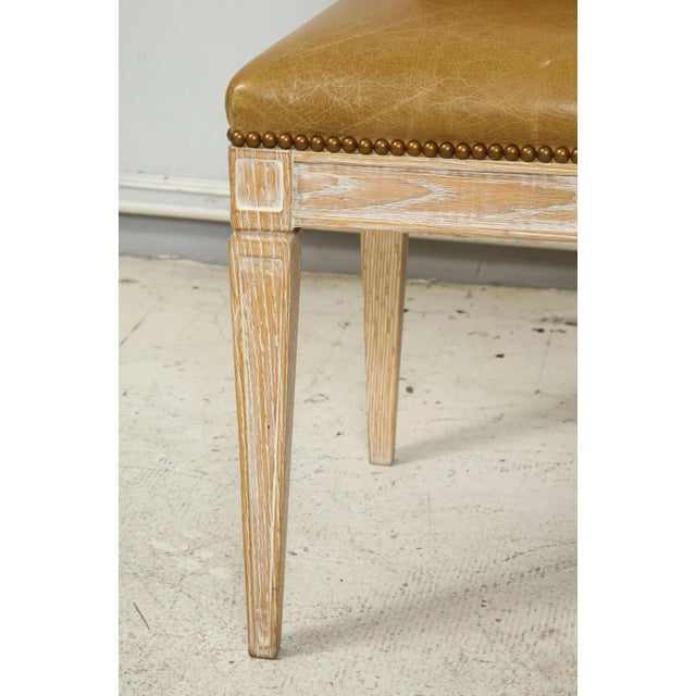 Wood Bespoke Dining Chair in the Louis XVI Manner For Sale - Image 7 of 9