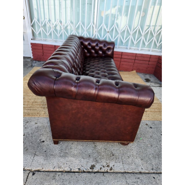 Vintage Chesterfield Loveseat For Sale - Image 4 of 7