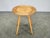 Rattan and Beech Side Table from Jan Kalous, Czechoslovakia, 1970s For Sale - Image 3 of 10