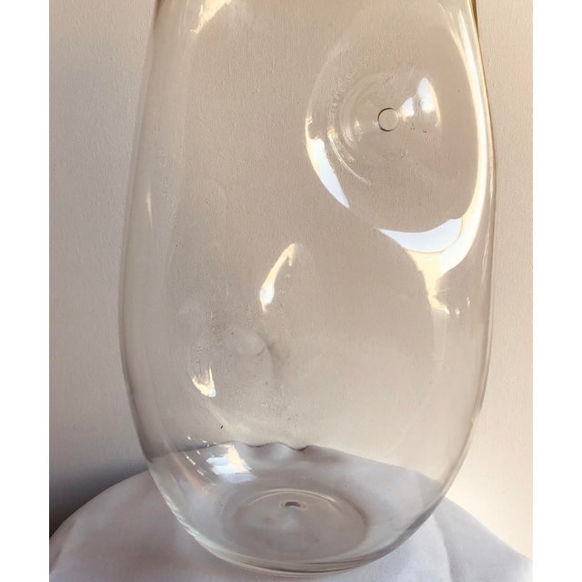Vintage Amorphic Hand Blown Glass Floor Vase Chairish