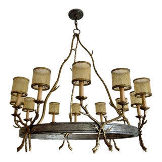 Corbett Lighting "Parc Royale" 12-Light Large Chandelier For Sale