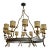 Corbett Lighting "Parc Royale" 12-Light Large Chandelier For Sale
