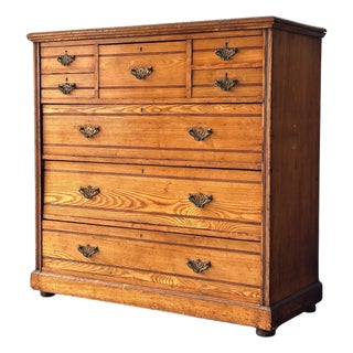 Jas Shoolbred & Co. Ash Chest of Drawers, England, 19th Century For Sale
