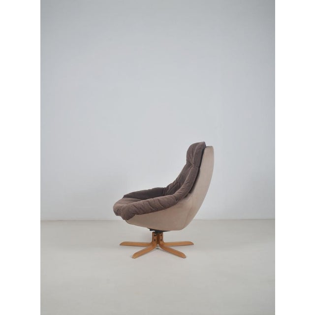 Danish Lounge Chair Designed attributed to H.W. Klein for Bramin, 1970s For Sale - Image 3 of 9