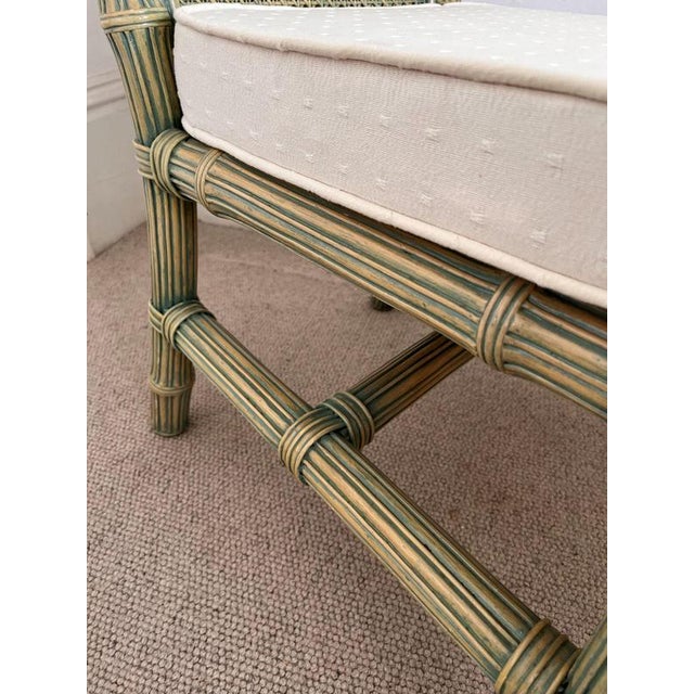Vintage Faux Bamboo Dining Chairs, 1980s, Set of 2 For Sale - Image 9 of 15