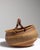 Mid 20th Century Ghana Tan Wicker Basket For Sale - Image 12 of 15