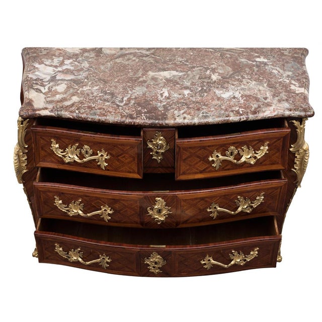 French Regency Marble Chest of Drawers, Italy, 19th Century For Sale - Image 9 of 12