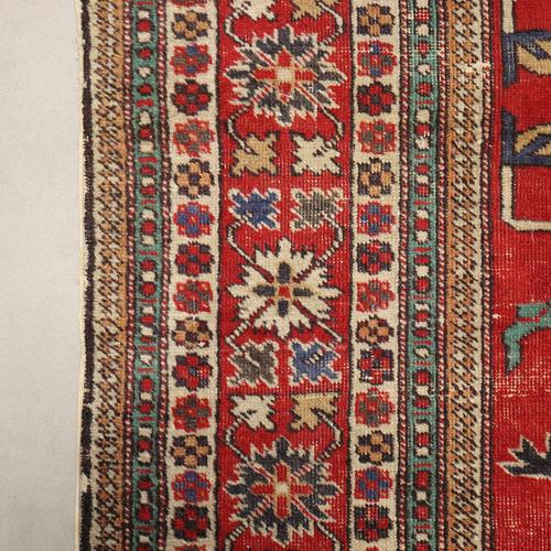 Textile Antique Ardebil Rug in Cotton and Wool For Sale - Image 7 of 9