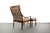 Bentwood Lounge Chairs with Ottoman in Rosewood and Original Fabric made in Denmark - 3 Pieces For Sale In Orlando - Image 6 of 8