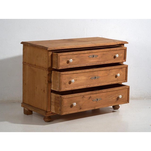 Antique Pine Chest of Drawers For Sale - Image 4 of 12