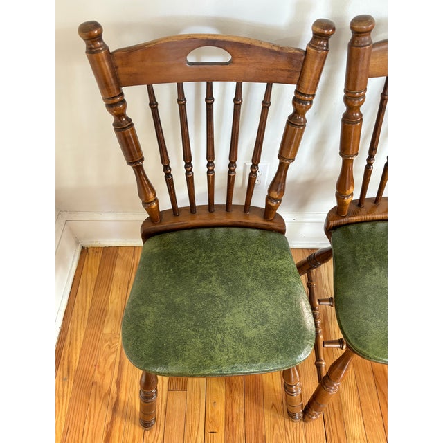 Farmhouse Mid 20th Century Virginia House Chair Pair For Sale - Image 3 of 14