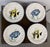 Gumps Este Ceramiche Porcellane for Gump's Fish Plates, Set of Four For Sale - Image 4 of 12