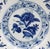 Circa 1780 pair of Delft yellow rim blue & white soup plates, Dutch. Floral design with yellow edge. The rim border has 4...