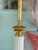 White 1970s Hollywood Regency Neoclassical Column Table Lamps – White Lacquer & Gilt Gold Leaf - a Pair For Sale - Image 8 of 9