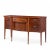 Hepplewhite Baker Furniture Hepplewhite Mahogany Bow Front Sideboard Credenza For Sale - Image 3 of 11