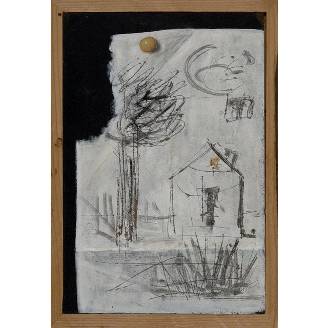 Massimo D'orta, Childhood #2, 2006, Mixed Media on Canvas, Framed For Sale - Image 4 of 4
