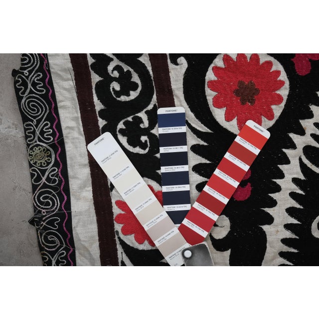 Suzani Textile - Tribal Wall Decor For Sale - Image 9 of 10