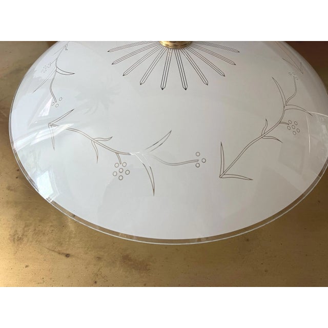 1950s Modern Sunburst & Branches Flush Light For Sale - Image 5 of 18