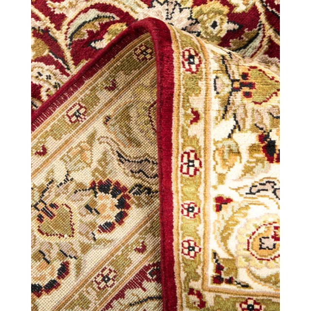 Mogul, One-of-a-Kind Hand-Knotted Area Rug in Red, 4' 2" x 6' 2" For Sale In New York - Image 6 of 8