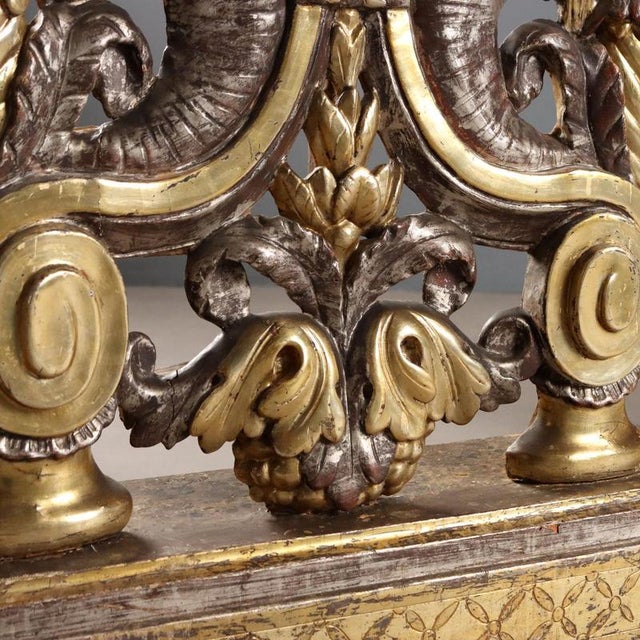 Wood Baroque Carved Wooden Torchlights, Set of 2 For Sale - Image 7 of 12