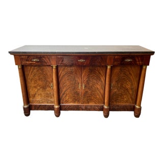 Early 19th Century Antique American Empire Sideboard For Sale