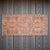 Shabby Chic 1970s Turkish Hand Made Small Rug Doormat Enrtyway Decor - 1'10" X 3'10" For Sale - Image 3 of 11