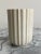 Ivory Modern Matte White Ceramic Vase For Sale - Image 8 of 10
