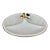 Vintage Waffle Pattern Glazed Porcelain Serving Plate For Sale