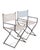 Mid 20th Century Hollywood Regency Chrome and Vinyl Directors Chairs In For Sale - Image 15 of 18
