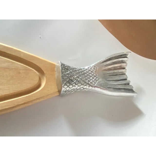 Wood Wooden Cutting Board, France, 20th Century For Sale - Image 7 of 11