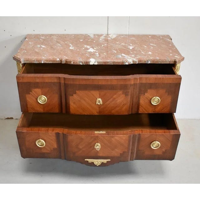 19th Century Louis XV Style Chest of Drawers For Sale - Image 4 of 18
