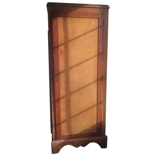 Mid Century Wood Wardrobe by Keystone Cabinet Co. For Sale