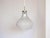 Mid-Century Modern Vintage Danish Rippled Glass Pendant Lamp For Sale - Image 3 of 6