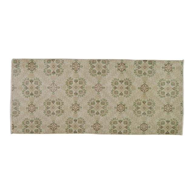 Vintage Turkish Art Deco Rug,2'11"x6'9" For Sale