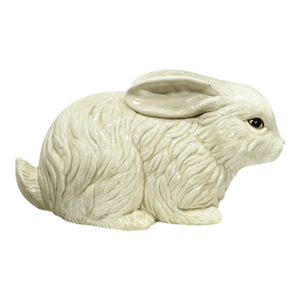 Vintage Glazed Ceramic Rabbit