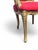 Vintage French Louis XV Style Giltwood Armchair with Rococo Carved Frame and Nailhead Trim, 1940s For Sale - Image 4 of 17