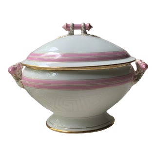 French Limoges Porcelain Soup Tureen c.1880s For Sale