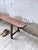 Brown Oak Farm Bench, 1950s For Sale - Image 8 of 18