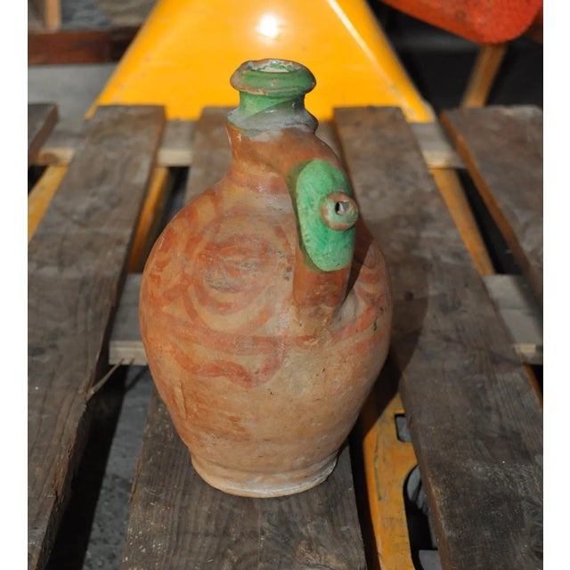 Rustic Hungarian Terracotta Jug, 1920s For Sale - Image 3 of 6